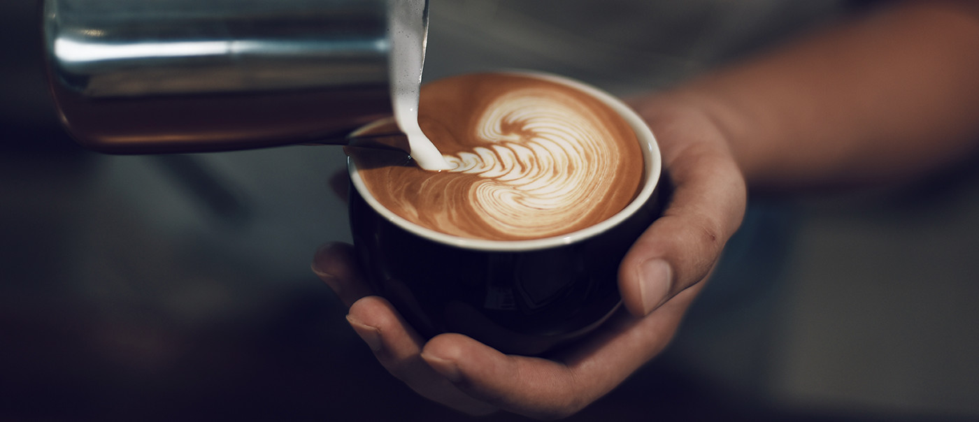 Coffee being poured.