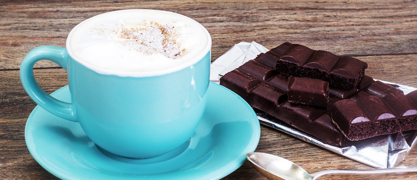 Coffee and chocolate.