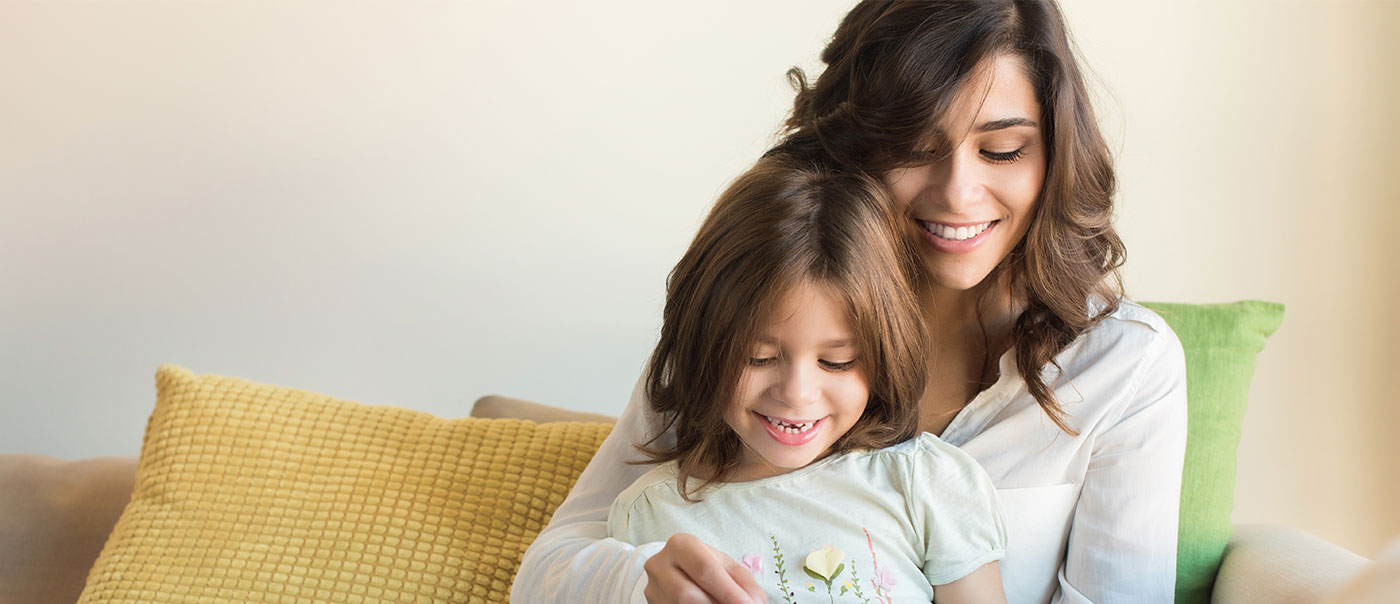 Mother and daughter.