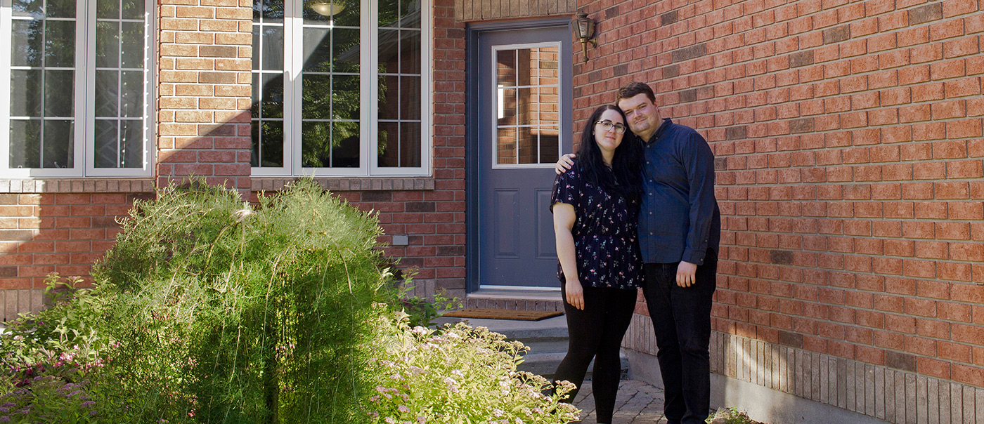 Sam Rees and his wife.