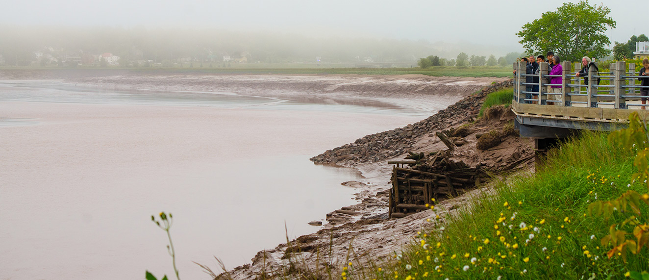 Landscape view of water in Moncton, New Brunswick