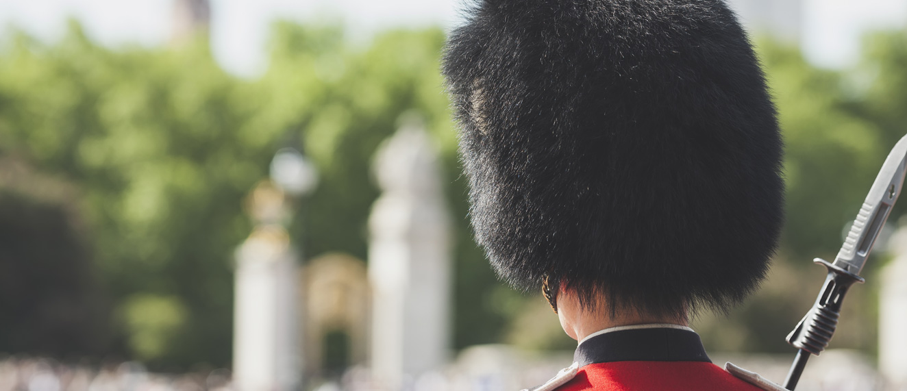 London guard's hat