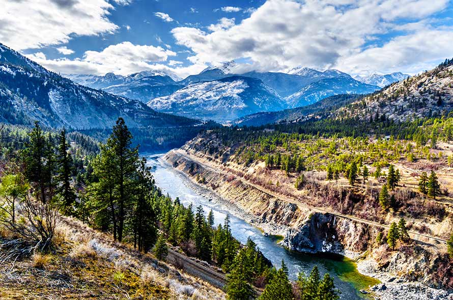 Fraser Canyon, British Columbia.