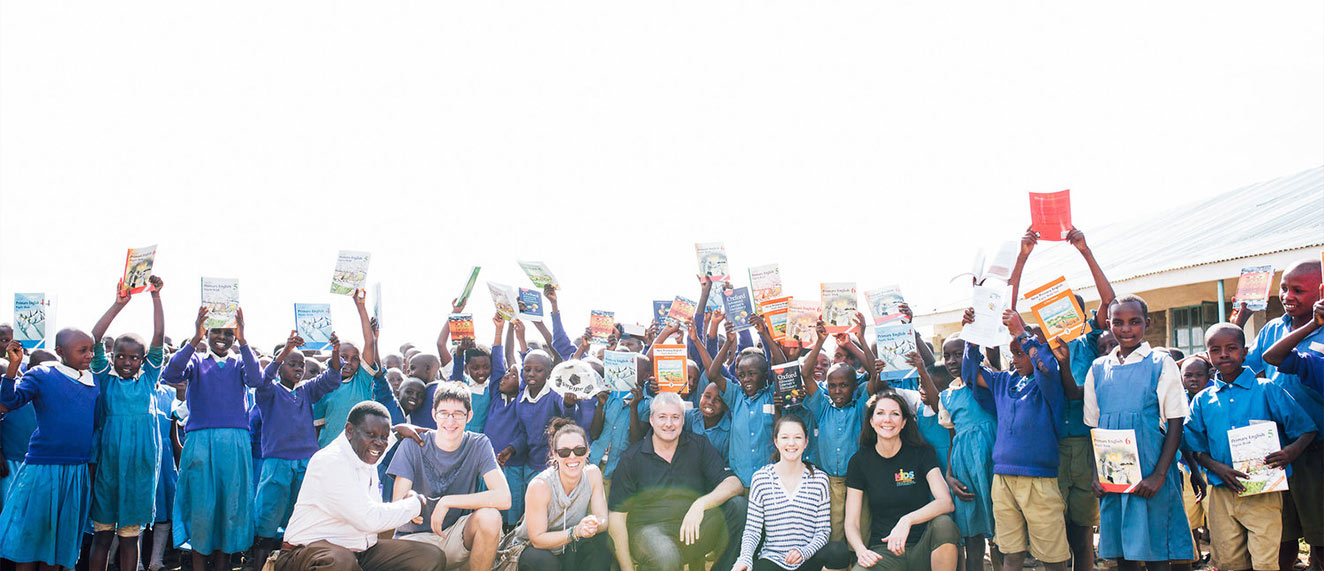 A group of people in Kenya. 