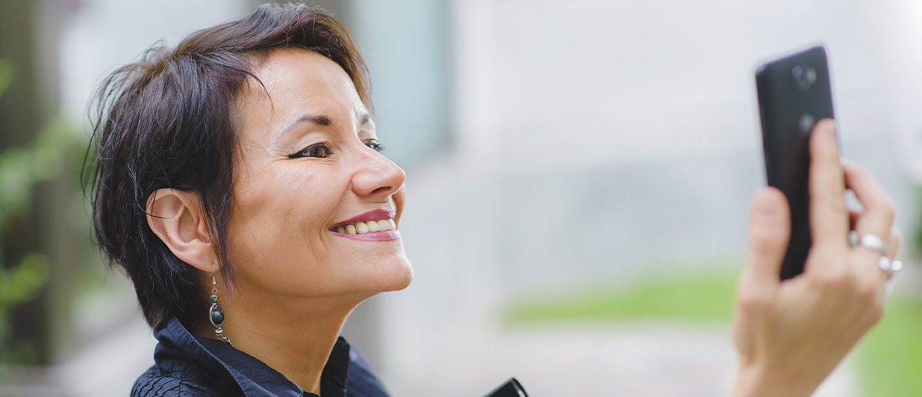 Woman on cellphone