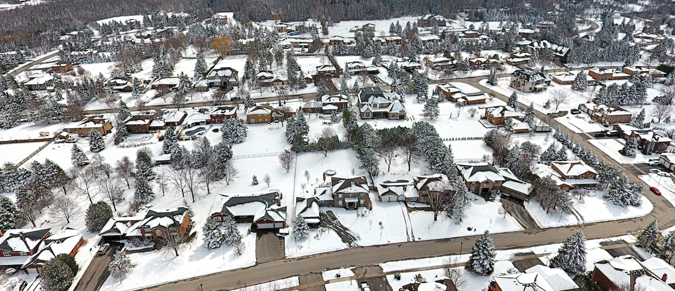 Winter neighbourhood.