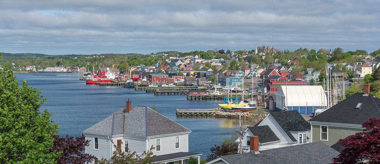 Cute seaside town.