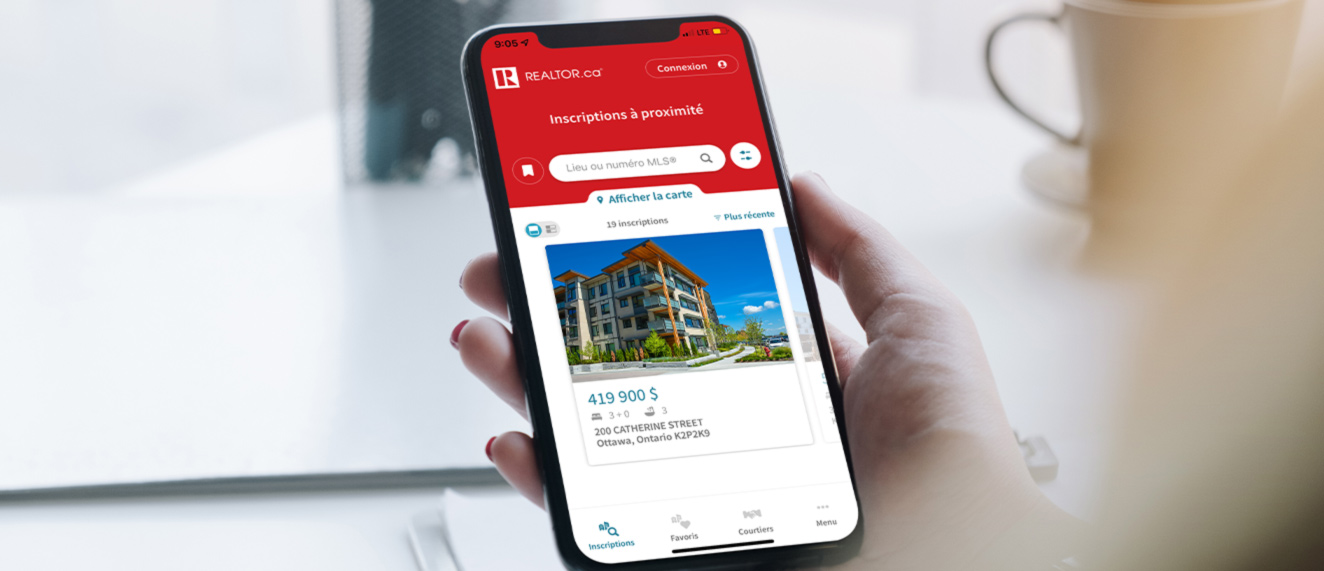 REALTOR.ca app French