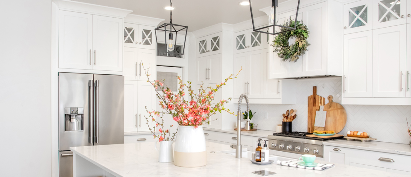 Flowers in the kitchen