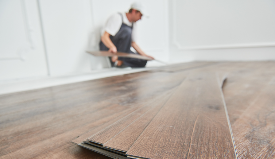 Laying flooring