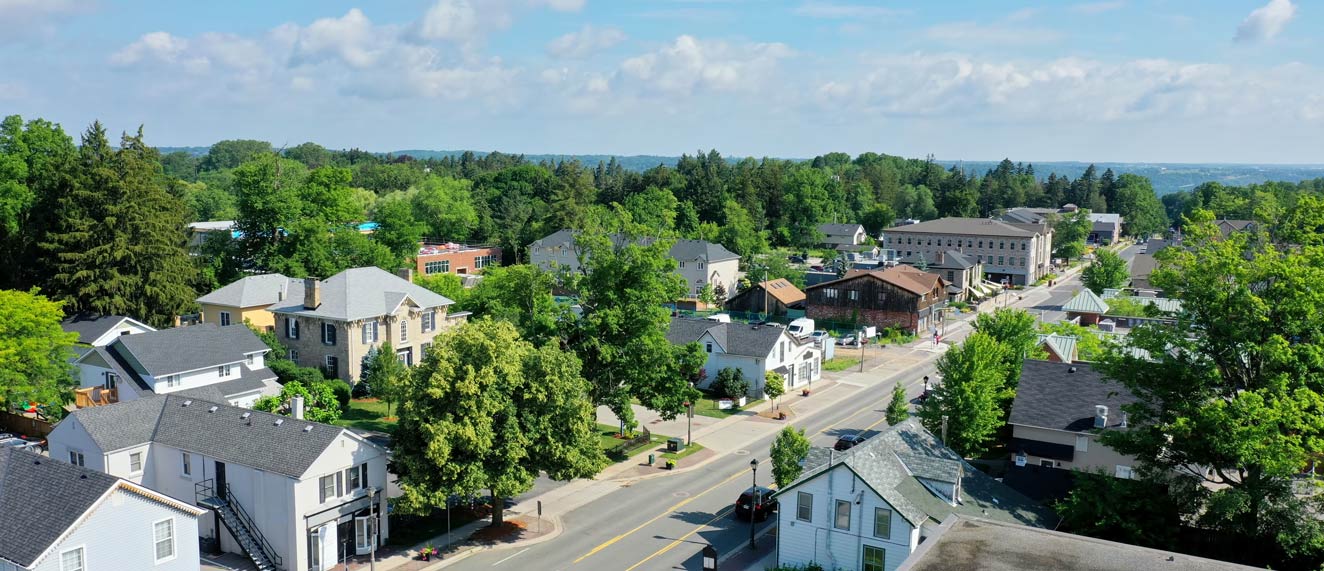 Small town street