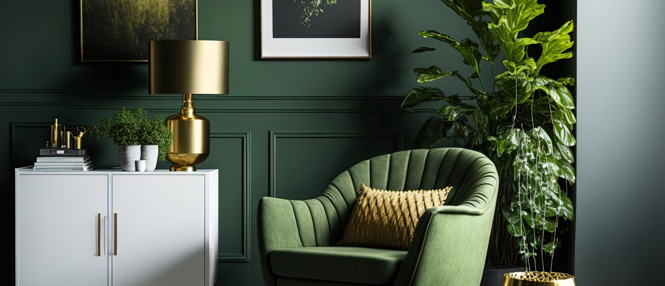 Jewel tones is one of the design trends to watch in 2023.