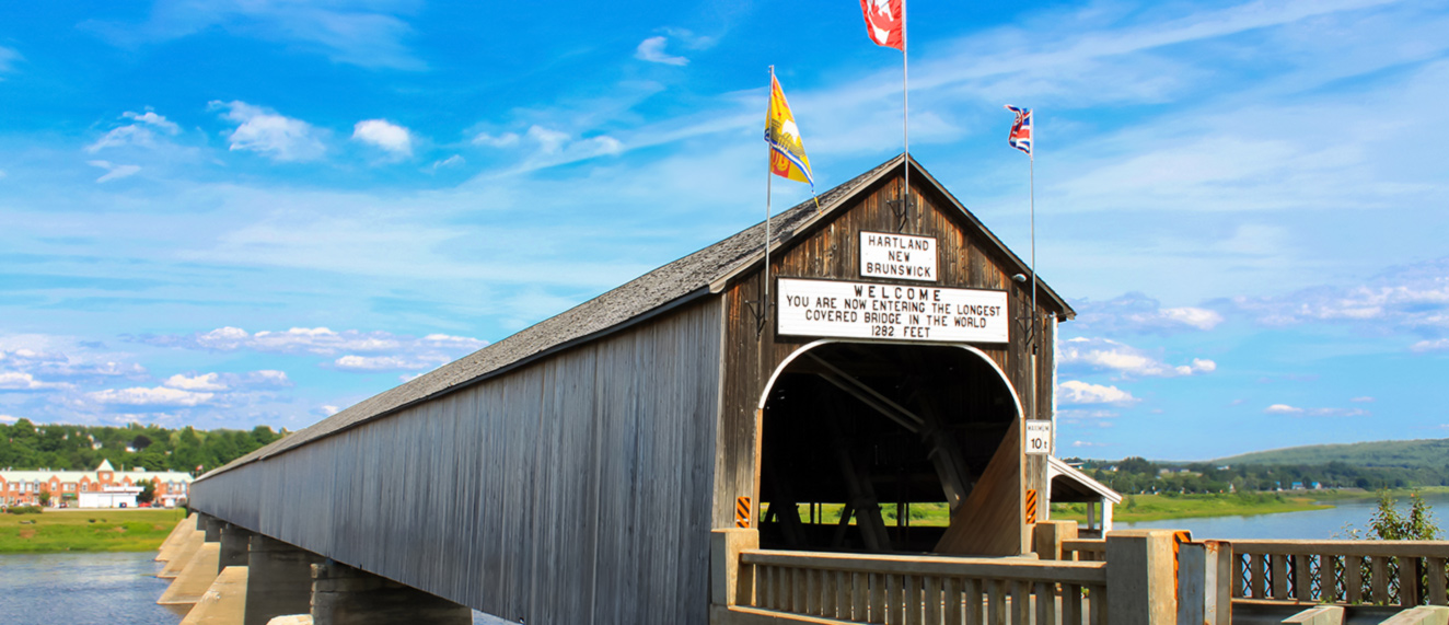 Longest covered bridge.