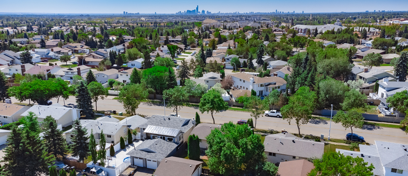 Canadian neighbourhood.