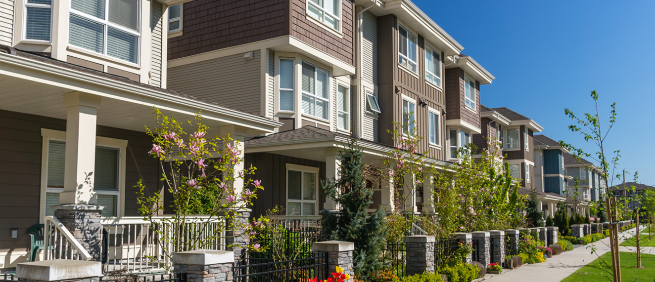 Row of houses.