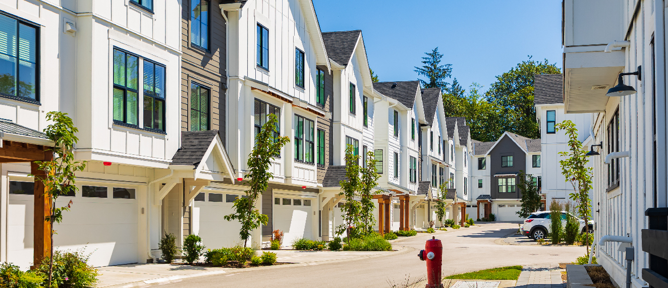 Row of houses.